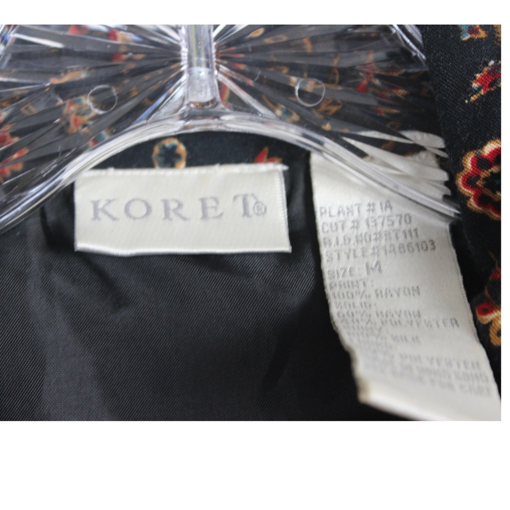 Koret Womens Mixed Print Patchwork Button Front J… - image 3